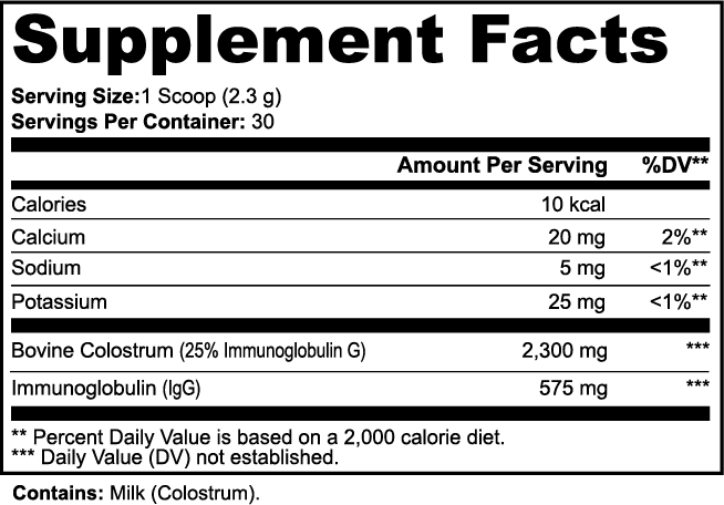 QLIFE Happy Gut Colostrum Powder - QLIFE Wellness