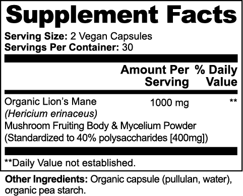 TRUFUNGI - Lion's Mane Mushroom