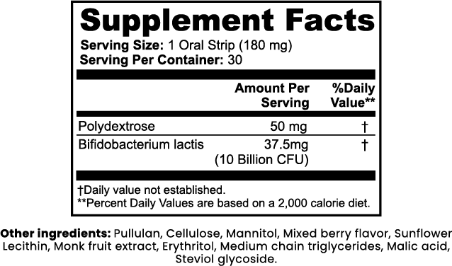 LIXS IT Probiotic + Metabolism Strips