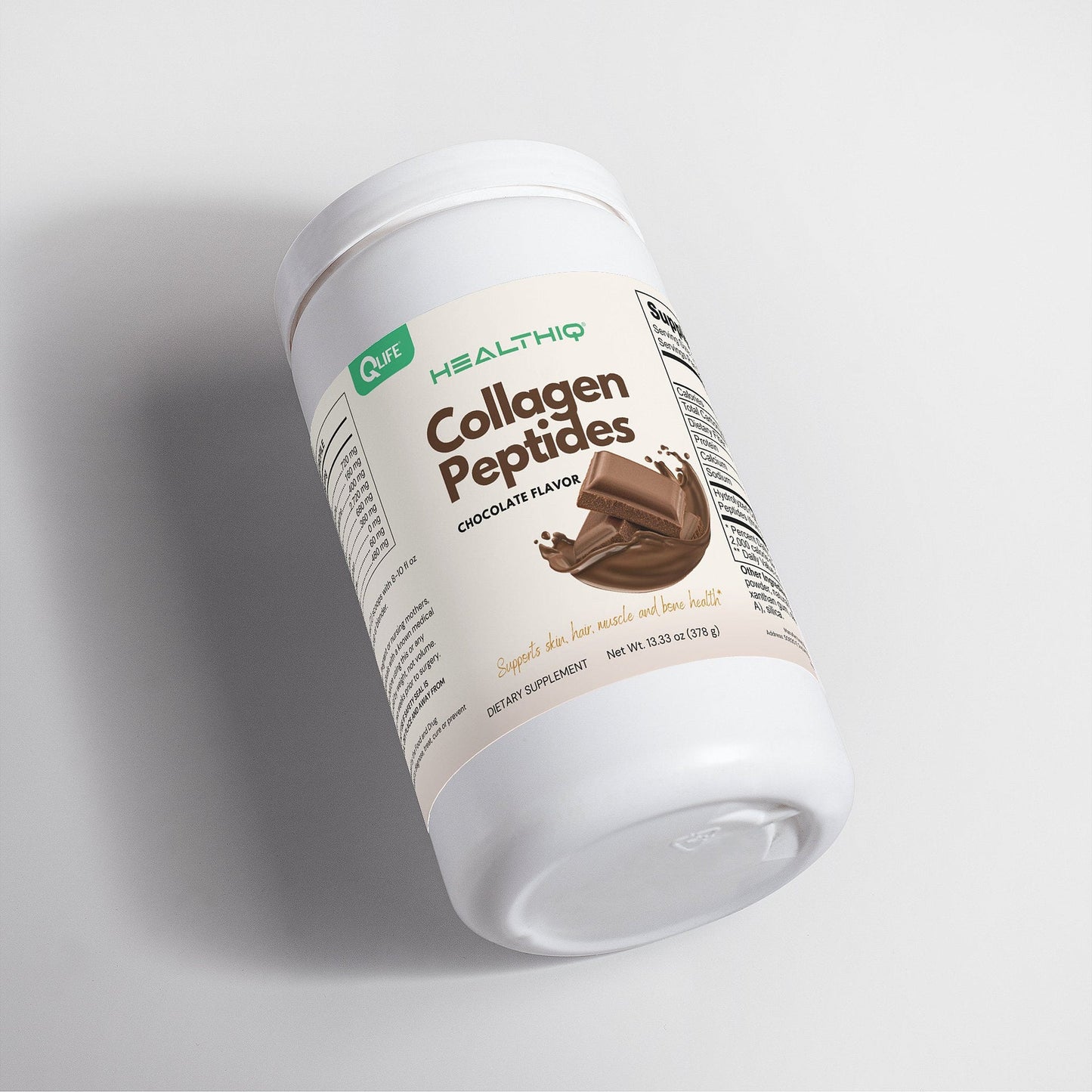 HEALTH IQ - Grass-Fed Collagen Peptides Powder (Chocolate)
