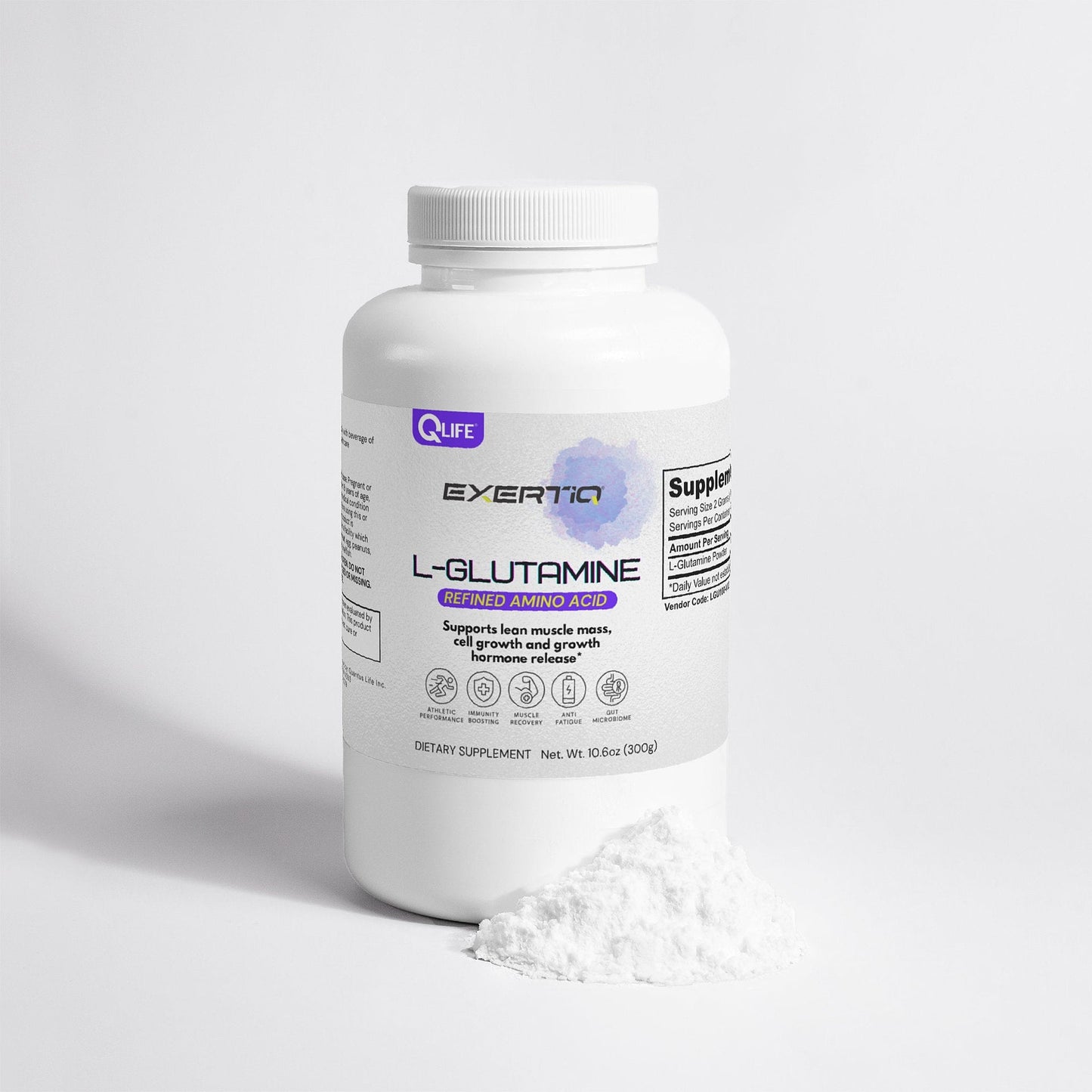 EXERTIQ- L-Glutamine Powder