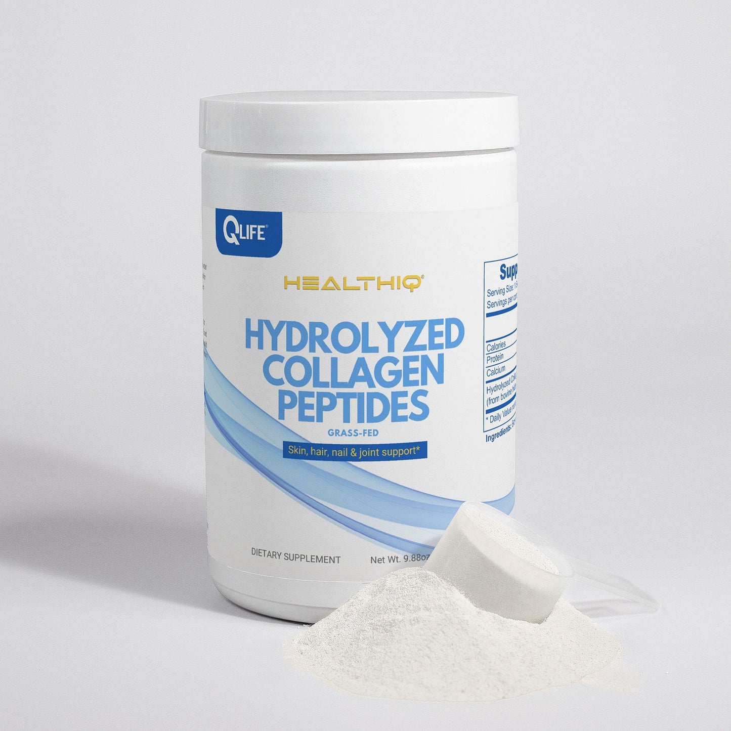 HEALTHIQ - Grass-Fed Hydrolyzed Collagen Peptides