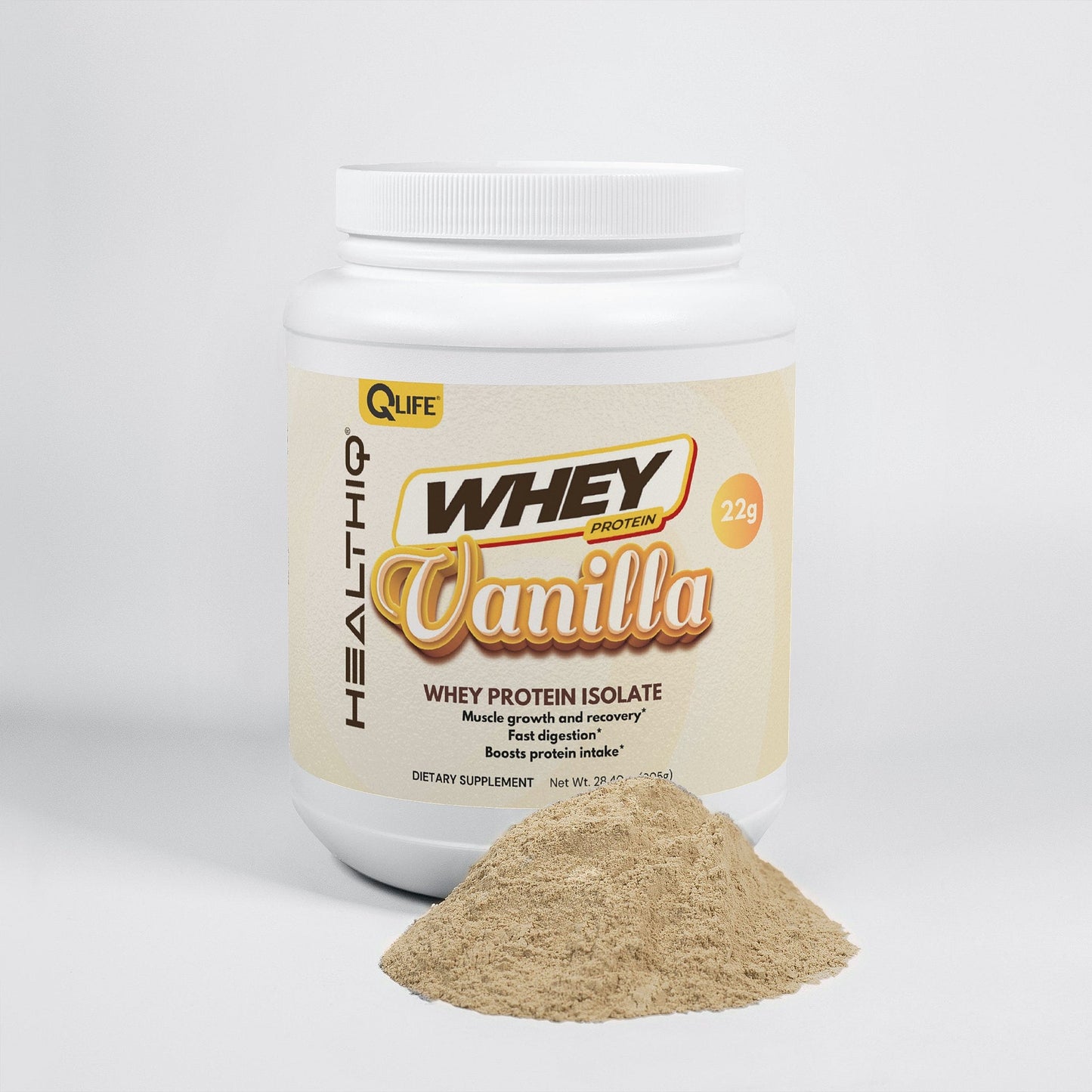 HEALTHIQ Whey Protein Isolate (Vanilla)
