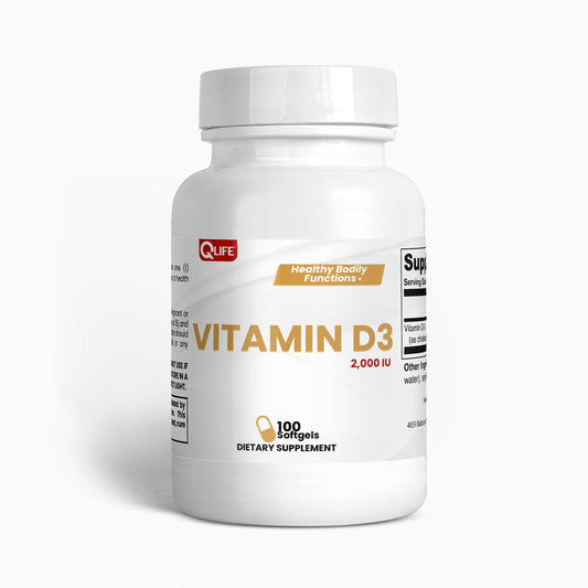 QLIFE Vitamin D3 2,000 IU