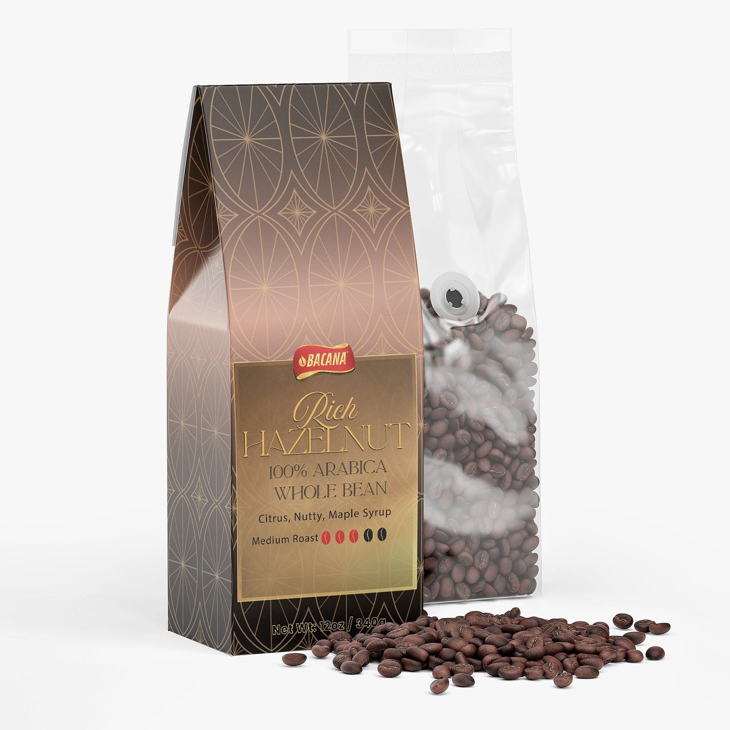 Bacana Rich Hazelnut Coffee (Medium Roast)