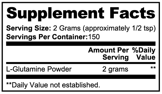 EXERTIQ- L-Glutamine Powder